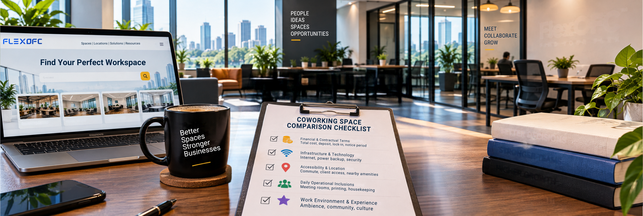 How to Compare Coworking Spaces: A Complete Checklist for Businesses
